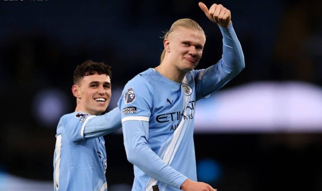 英超射手榜：哈兰德22球领跑！蒂亚戈17球紧随其后！